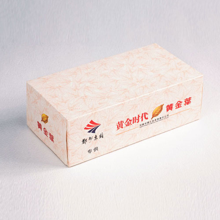 黃金葉煙定制抽紙盒